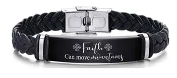 Bracelet faith can move mountains