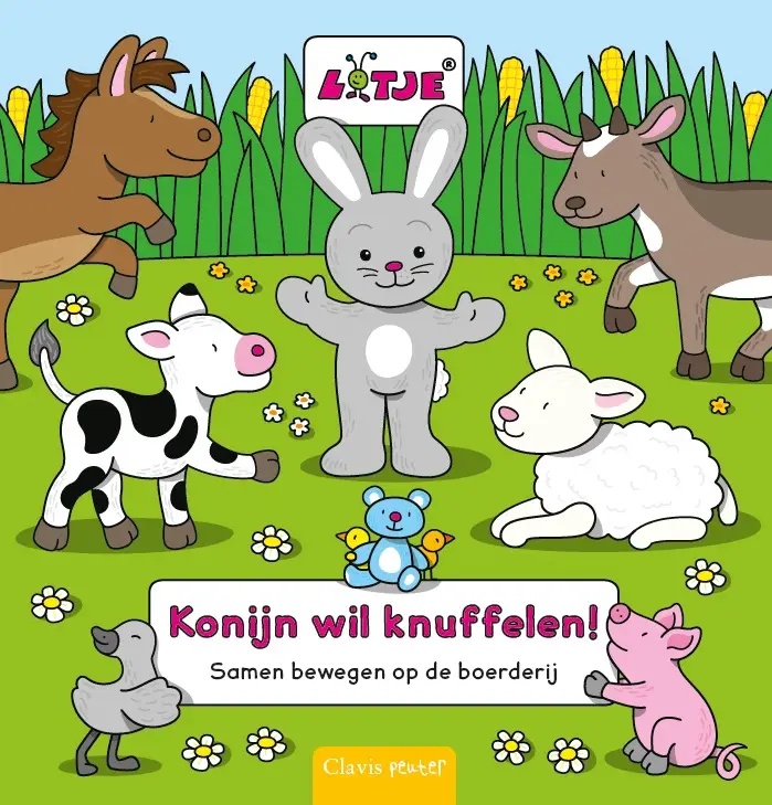 Konijn wil knuffelen!
