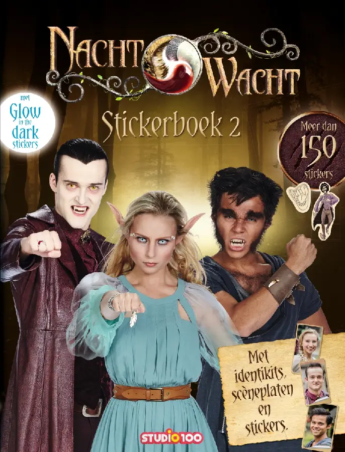Nachtwacht : stickerboek - glow-in-the-dark 2