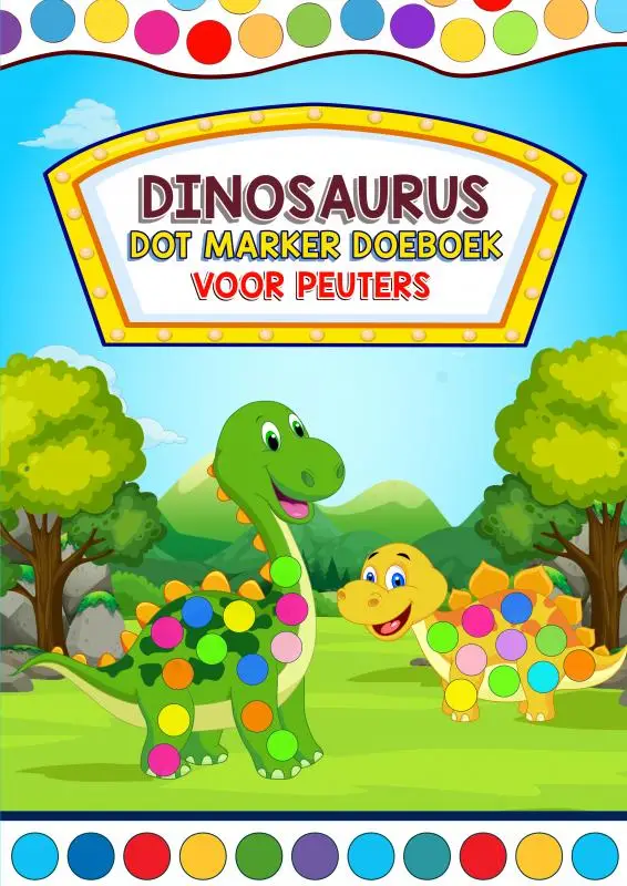 Dinosaurus Dot Marker - Doeboek voor Peuters