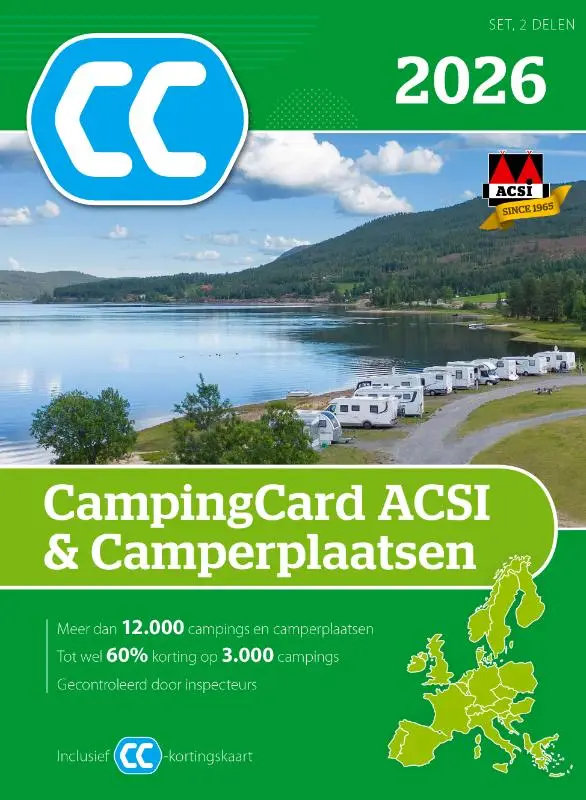CampingCard ACSI & Camperplaatsen 2026 (set)