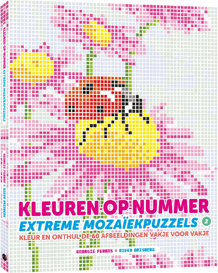 Kleuren-op-nummer: extreme mozaïekpuzzels / 2