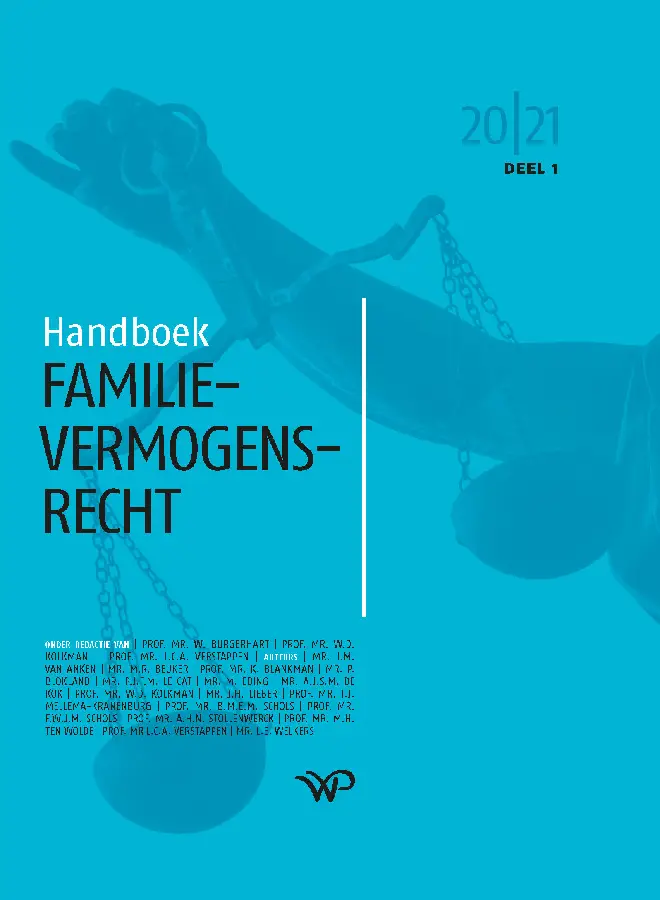 Handboek Familievermogensrecht 2020-2021