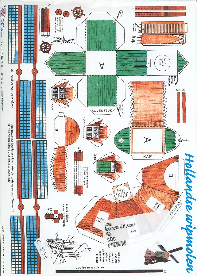 Bouwplaten 10 st assorti