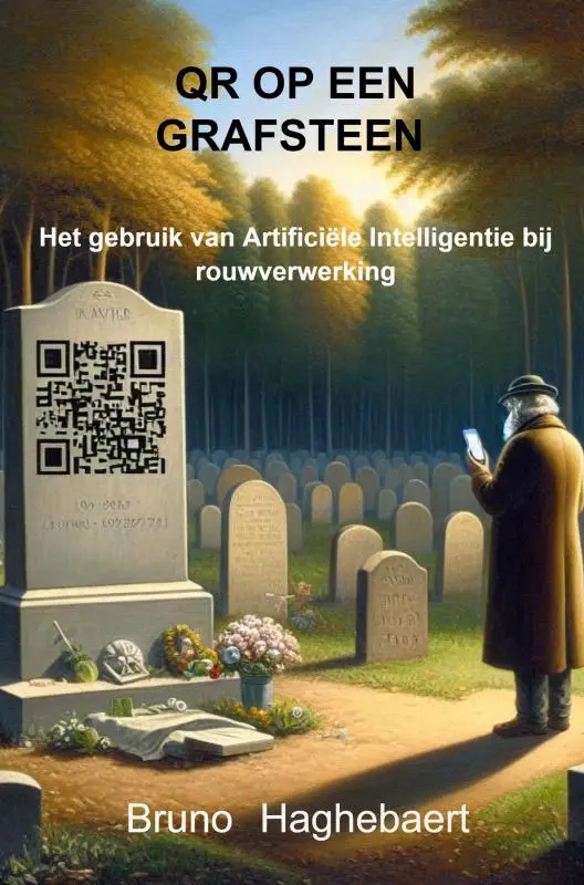 QR op een grafsteen