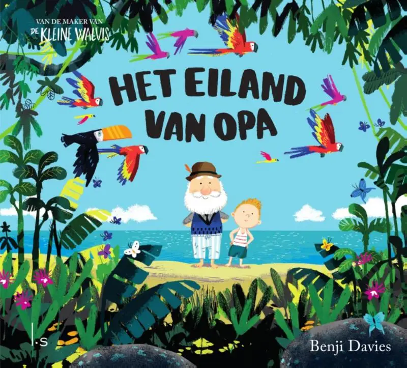 Het eiland van opa (gebonden kartonboek)