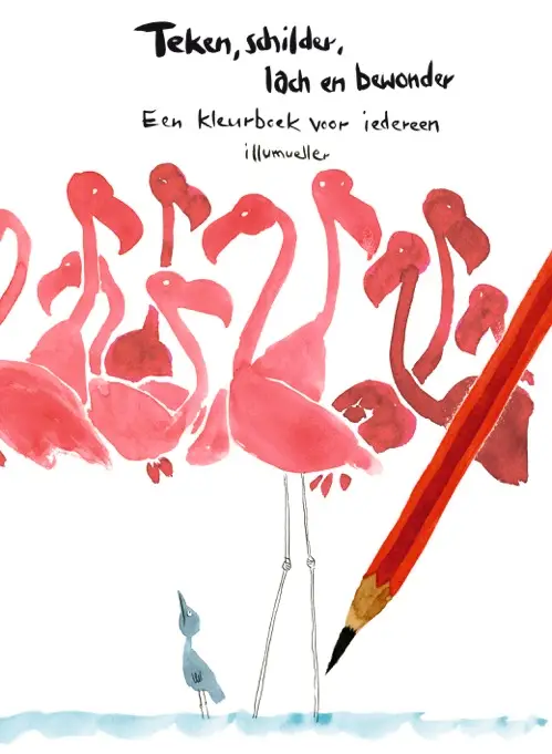 TEKEN, SCHILDER. LACH EN BEWONDER