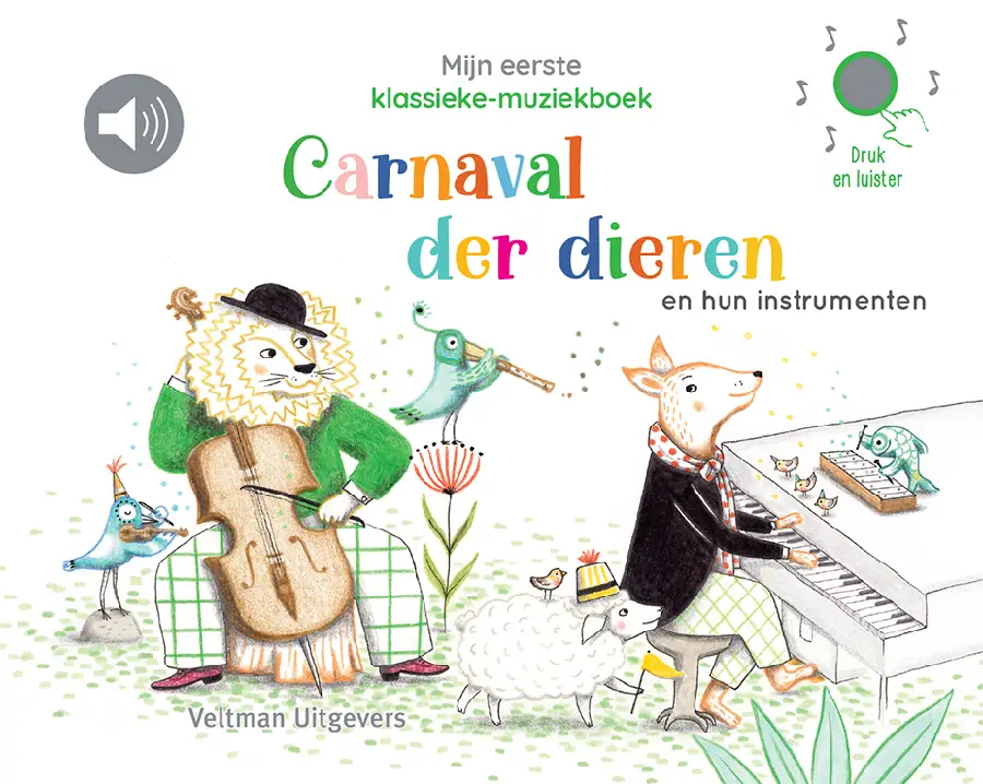 Mijn eerste klassieke-muziekboek - Carnaval der dieren en hun instrumenten