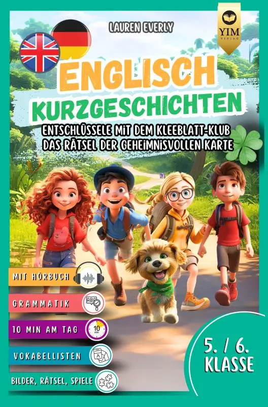 Englisch Kurzgeschichten 5./6. Klasse: Englisch lernen mit Spaß und Abenteuer.