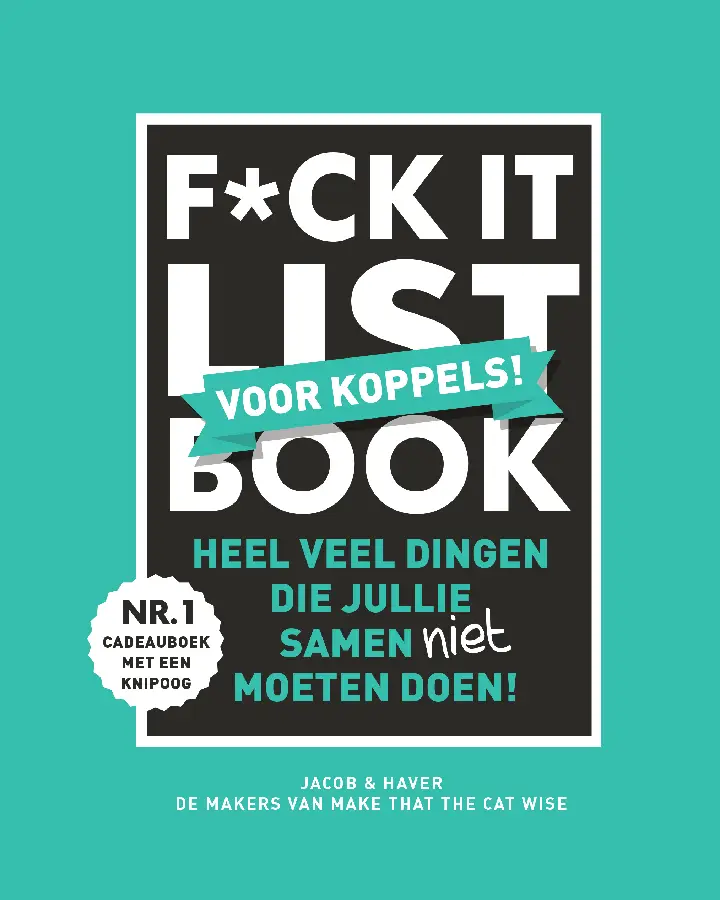 F*CK-it list book voor koppels