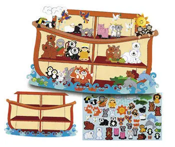 Paper giant noah's ark sticker set3