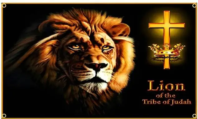 Flag 60x90cm Lion of the tribe of Judah