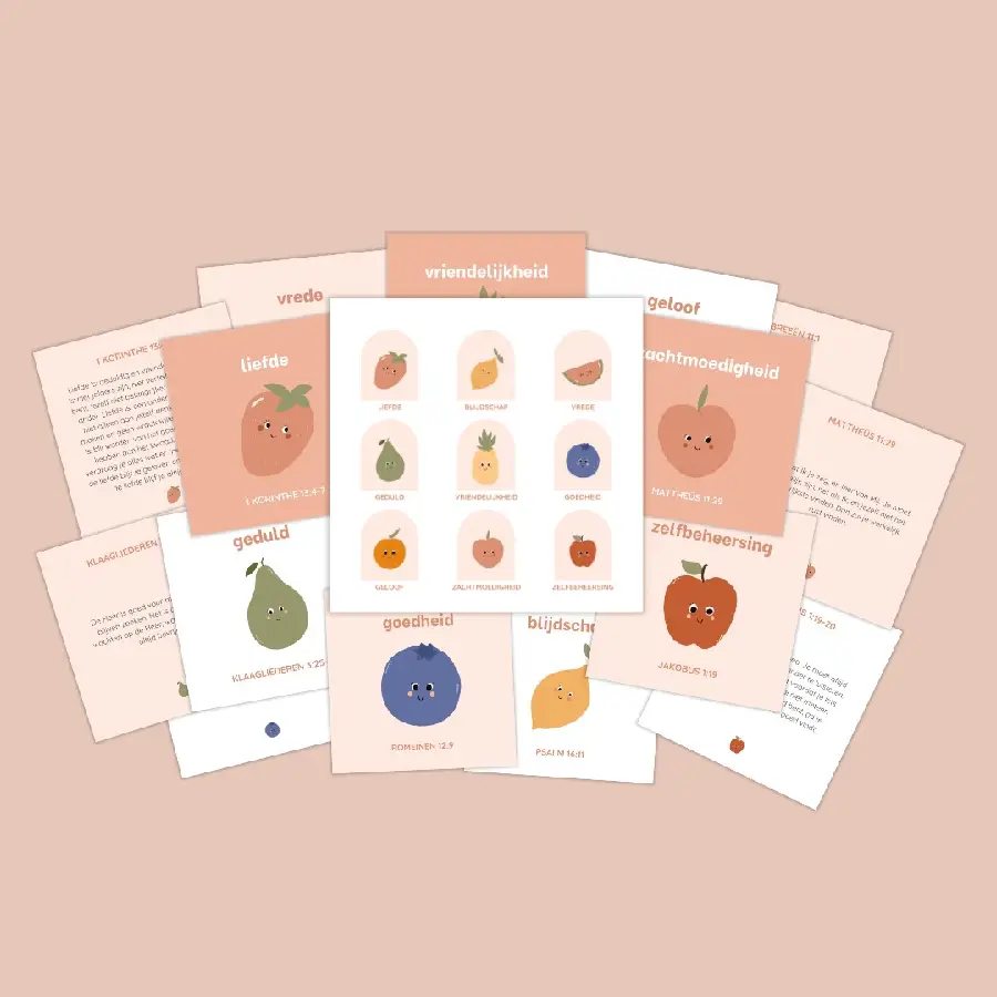 Vrucht van de Geest kaartenset