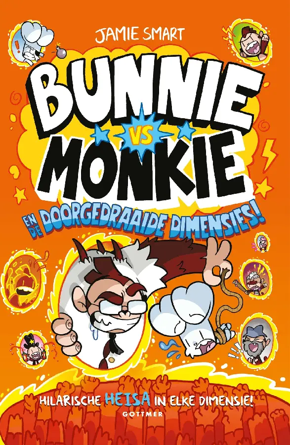 Bunnie vs Monkie en de doorgedraaide dimensies!