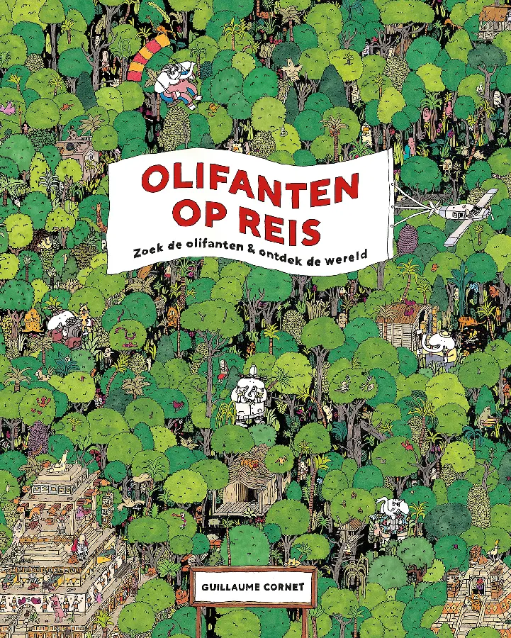 Olifanten op reis - Zoek de olifanten & ontdek de wereld
