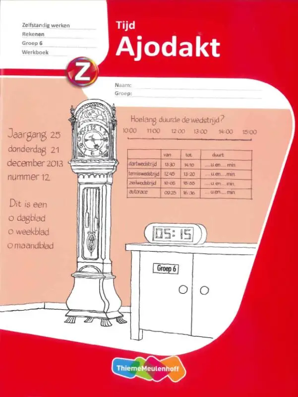 Ajodakt 5 ex. / Rekenen Tijd groep 6