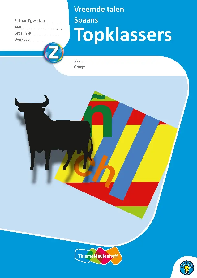 1 Spaans / Topklassers, vreemde talen set 5 ex / Werkboek