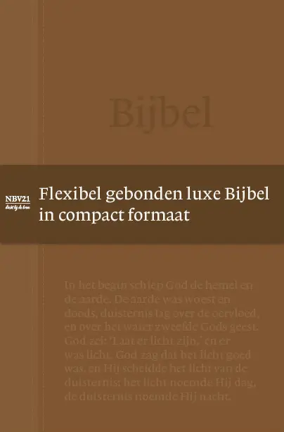 Bijbel NBV21 compact tijdloos