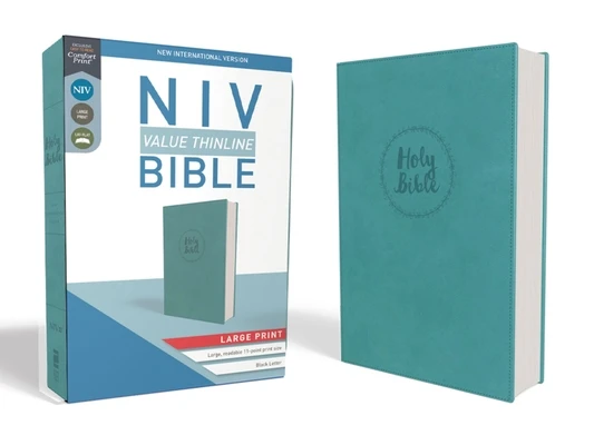 NIV value LP thinline bible teal imitati