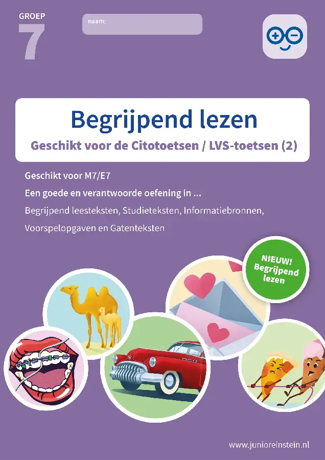 Begrijpend lezen Oefenboek Deel 2 - Groep 7