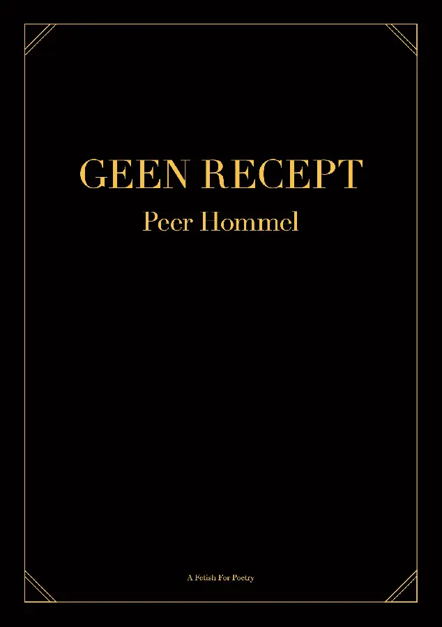 Geen recept