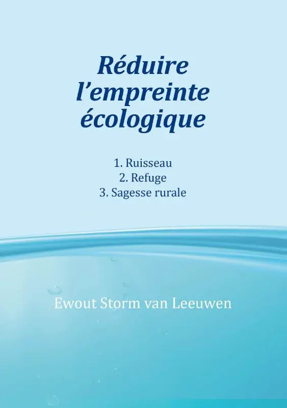 Réduire l'empreinte écologique