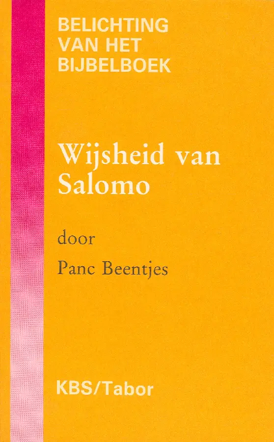 Wijsheid van salomo  POD