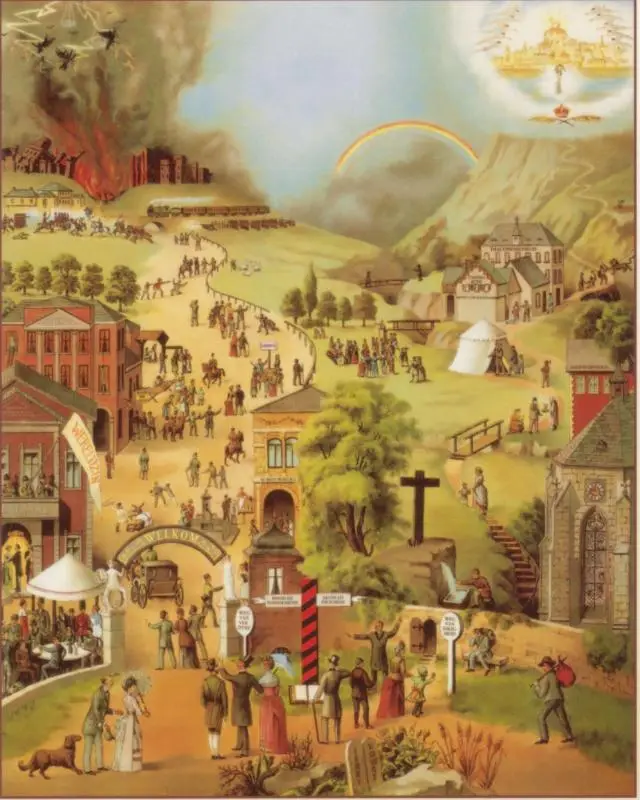 De brede en de smalle weg poster set 5 ex