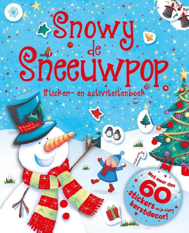 SNOWY DE SNEEUWPOP STICKERBOEK