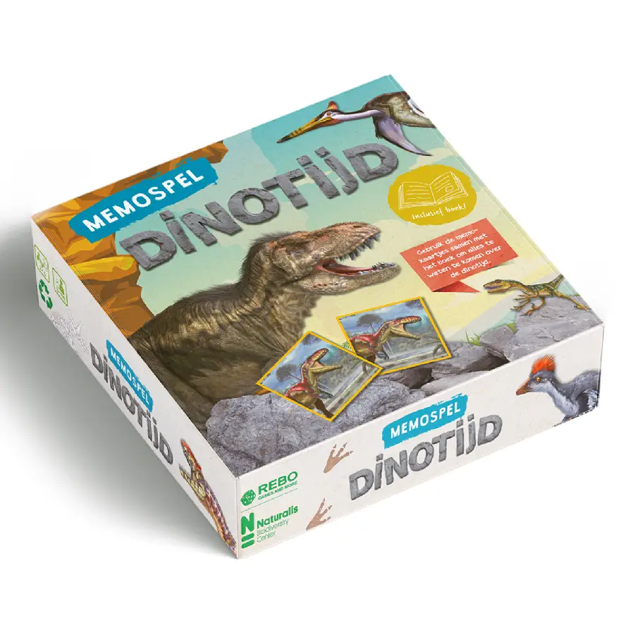 Dinotijd - memospel inclusief boek